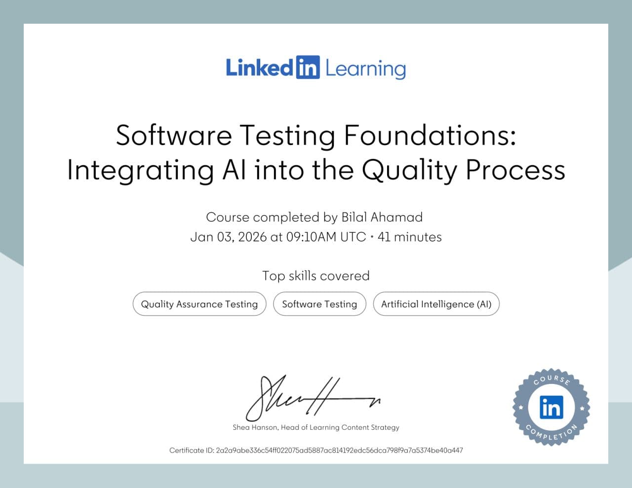 Software Testing Foundations: Integrating AI into the Quality Process